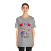 Oh My Stars! Chipmunk and Fireworks 4th of July Short Sleeve T-Shirt