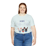 Adorable Patriotic Bunnies Celebrating the 4th of July Short Sleeve T-Shirt