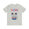 Super Cute and Patriotic on the 4th of July Short Sleeve T-Shirt