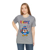 Home is Where the Heart Is Patriotic Eagle 4th of July Short Sleeve T-Shirt