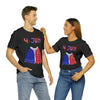 Patriotic Red, White and Blue Sweater T-shirt for the 4th of July Short Sleeve T-Shirt