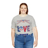 4th of July Love Short Sleeve T-Shirt