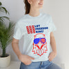 Let Freedom Ring! Red, White and Blue Eagle 4th of July Short Sleeve T-Shirt