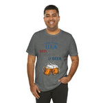 Red, White and Beer Made in the USA 4th of July Short Sleeve T-Shirt