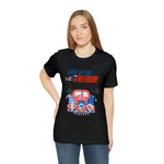 Fired Up for Freedom Gnomes and Trucks 4th of July Short Sleeve T-Shirt