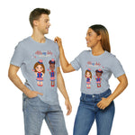 Celebrate With Us Patriotic Girls 4th of July Short Sleeve T-Shirt