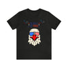 Patriotic and Proud Eagle 4th of July Short Sleeve T-Shirt