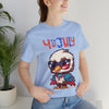 4th of July Little Cool Patriotic Eagle 4th of July Short Sleeve T-Shirt