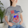 Let Freedom Ring! Red, White and Blue Eagle 4th of July Short Sleeve T-Shirt