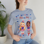 4th of July Patriotic Girls Short Sleeve T-Shirt