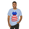 Patriotic Red, White and Blue Formal Dress 4th of July Short Sleeve T-Shirt