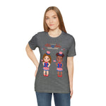 Celebrate With Us Patriotic Girls 4th of July Short Sleeve T-Shirt