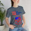 Let Freedom Ring! Red, White and Blue Eagle 4th of July Short Sleeve T-Shirt