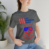 Let Freedom Ring! Red, White and Blue Eagle 4th of July Short Sleeve T-Shirt