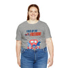 Fired Up for Freedom Gnomes and Trucks 4th of July Short Sleeve T-Shirt