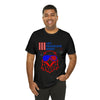 Let Freedom Ring! Red, White and Blue Eagle 4th of July Short Sleeve T-Shirt