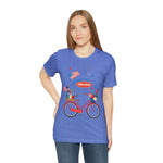 Celebrate Freedom Bike Ride Patriotic 4th of July Short Sleeve T-Shirt