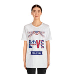 4th of July Love Short Sleeve T-Shirt