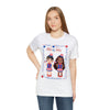 Celebrating 4th of July Patriotic Girls Short Sleeve T-Shirt