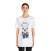 Patriotic Llama Love on the 4th of July Short Sleeve T-Shirt