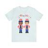 Patriotic and Brave Boys Celebrating 4th of July Short Sleeve T-Shirt