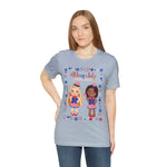 4th of July Patriotic Girls Short Sleeve T-Shirt