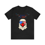 Patriotic and Proud Eagle 4th of July Short Sleeve T-Shirt