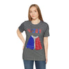 Patriotic Red, White and Blue Sweater T-shirt for the 4th of July Short Sleeve T-Shirt