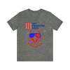 Let Freedom Ring! Red, White and Blue Eagle 4th of July Short Sleeve T-Shirt