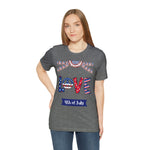 4th of July Love Short Sleeve T-Shirt