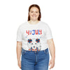 Super Cute and Patriotic on the 4th of July Short Sleeve T-Shirt