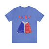 Patriotic Red, White and Blue Sweater T-shirt for the 4th of July Short Sleeve T-Shirt