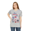 Happy Independence Day From the Rocking Gnome Band Celebrating the 4th of July Short Sleeve T-Shirt