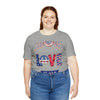 4th of July Love Short Sleeve T-Shirt