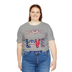 4th of July Love Short Sleeve T-Shirt