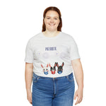 Adorable Patriotic Bunnies Celebrating the 4th of July Short Sleeve T-Shirt