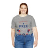 Land of the Free Gnomes Celebrating the 4th of July Short Sleeve T-Shirt