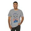 Patriotic Llama Love on the 4th of July Short Sleeve T-Shirt