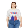 Patriotic Red, White and Blue Sweater T-shirt for the 4th of July Short Sleeve T-Shirt