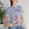 Statue of Liberty Home of the Brave and Free 4th of July Short Sleeve T-Shirt