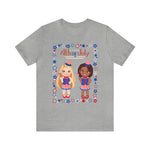 4th of July Patriotic Girls Short Sleeve T-Shirt