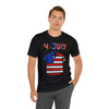 Patriotic Red, White and Blue Casual Shirt 4th of July Short Sleeve T-Shirt