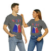 Patriotic Red, White and Blue Sweater T-shirt for the 4th of July Short Sleeve T-Shirt