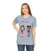 Celebrate With Us Patriotic Girls 4th of July Short Sleeve T-Shirt