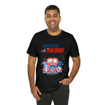 Fired Up for Freedom Gnomes and Trucks 4th of July Short Sleeve T-Shirt