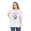 Sweet Land of Liberty Unicorn Red, White and Blue 4th of July Short Sleeve T-Shirt
