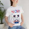 Super Cute and Patriotic on the 4th of July Short Sleeve T-Shirt