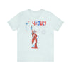 Statue of Liberty Home of the Brave and Free 4th of July Short Sleeve T-Shirt