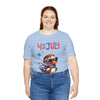 Cool Patriotic Little Bird on the 4th of July Short Sleeve T-Shirt