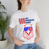 Let Freedom Ring! Red, White and Blue Eagle 4th of July Short Sleeve T-Shirt